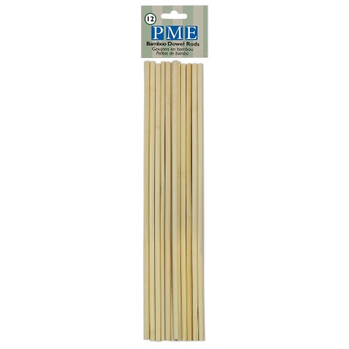 PME Cake Support Dowels - Bamboo - 30cm