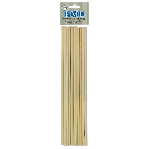 PME Dowel Rods Bamboo pk/12