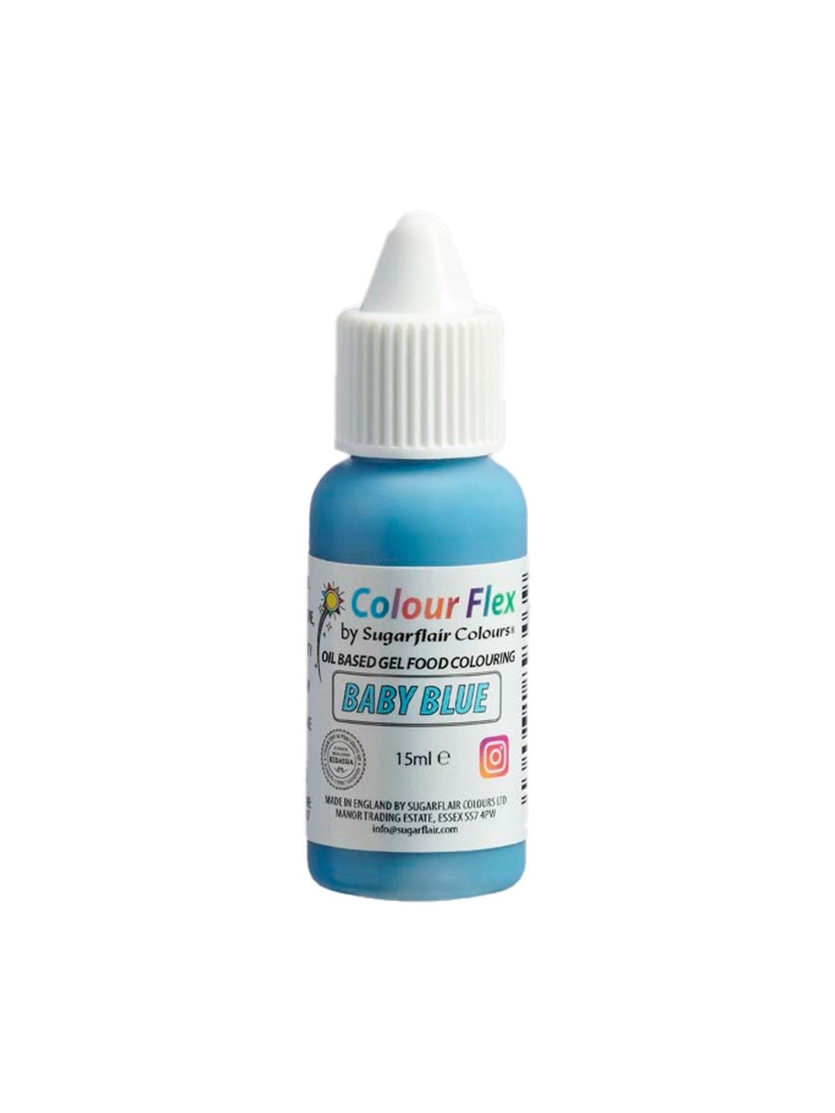 Sugarflair Colourflex - baby blue - blue