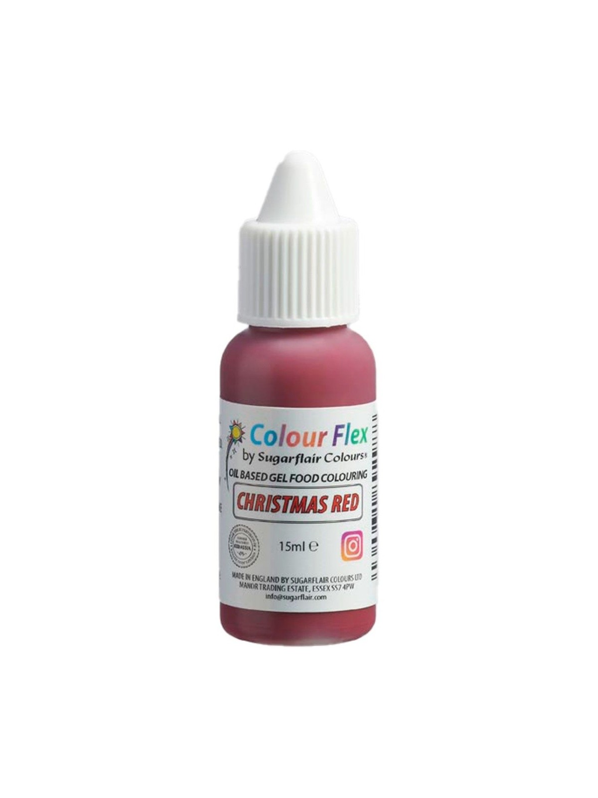 Sugarflair Colourflex - christmas red - red