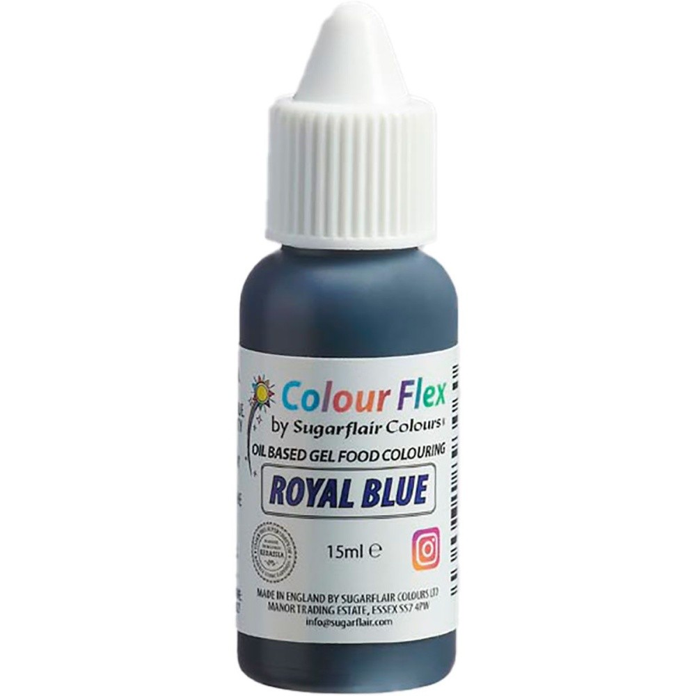 Sugarflair Colourflex - königliches Blau - blau