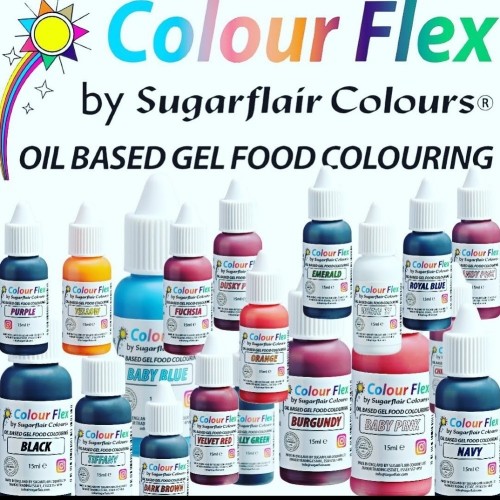 Sugarflair Colourflex - czerwony aksamit - czerwony