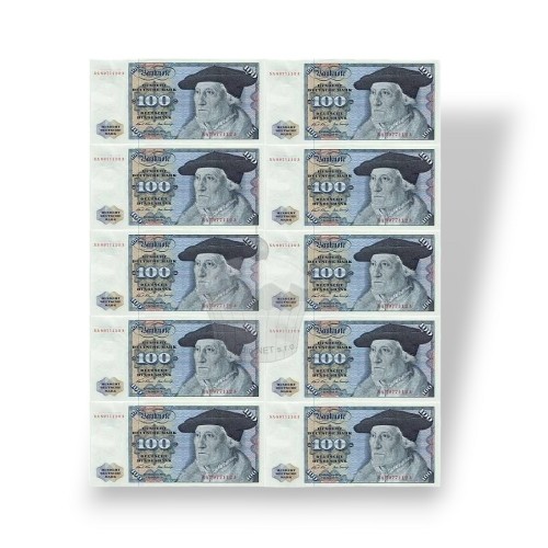 Edible paper "West German Mark banknotes" - A4