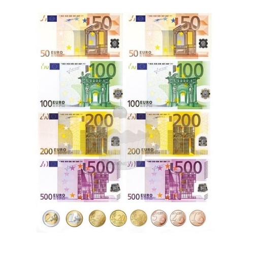 Essbares Papier "Euro Banknoten" - A4