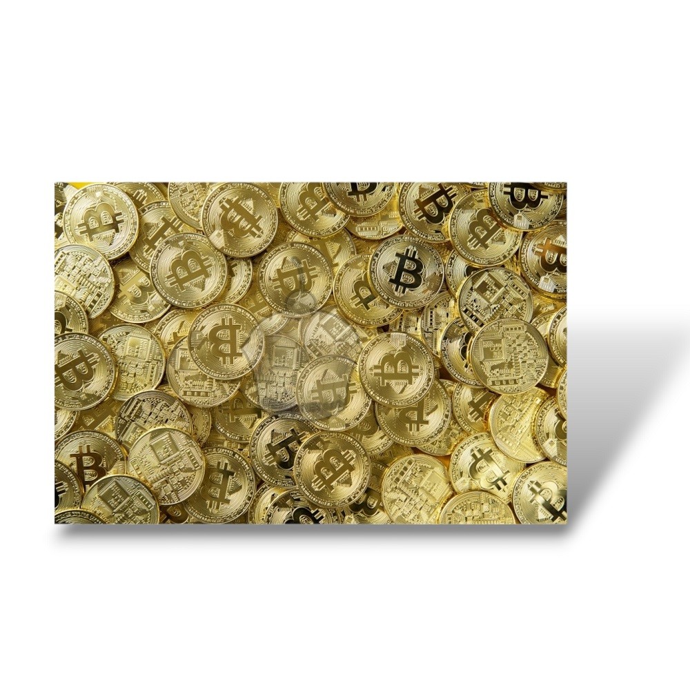 Edible paper "BitCoin - wallpaper" - A4