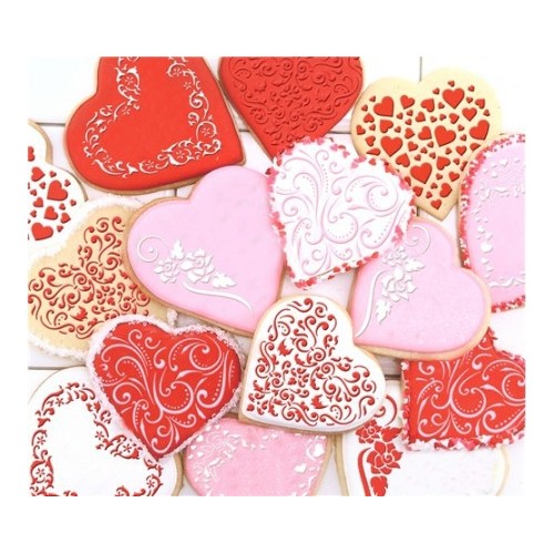 Set of cookie cutters - small hearts