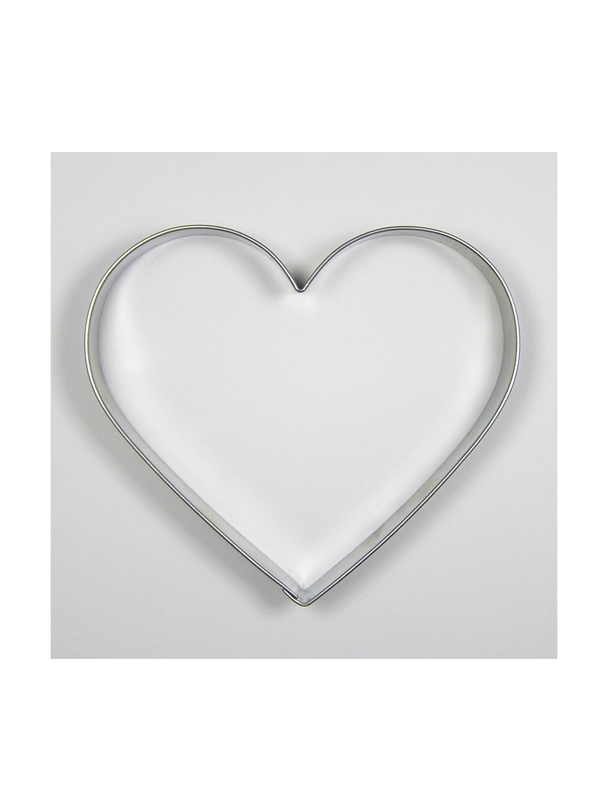 Stainless steel cookie cutter - heart 9.5 cm
