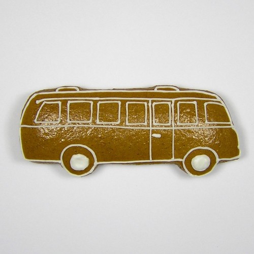Nerezové vykrajovač na sušienky - autobus