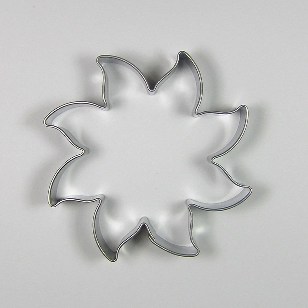 Stainless steel cookie cutter - sun large 7cm