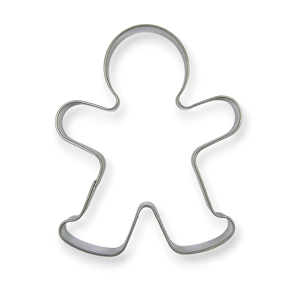 Stainless steel cutter - Gingerbread Man 6cm