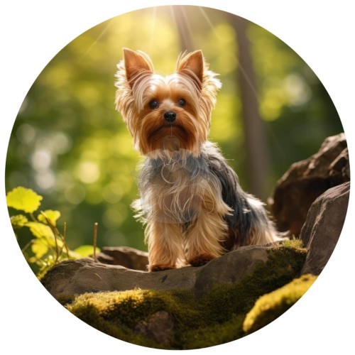 Edible paper "Dogs 17" Yorkshire Terrier 2- A4