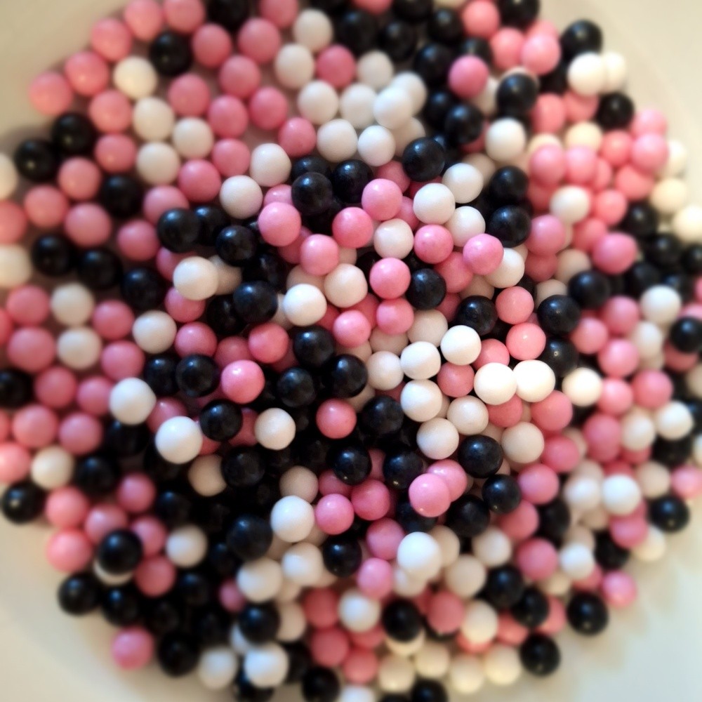 Sugar pearls - Minnie mix 7mm - 100g