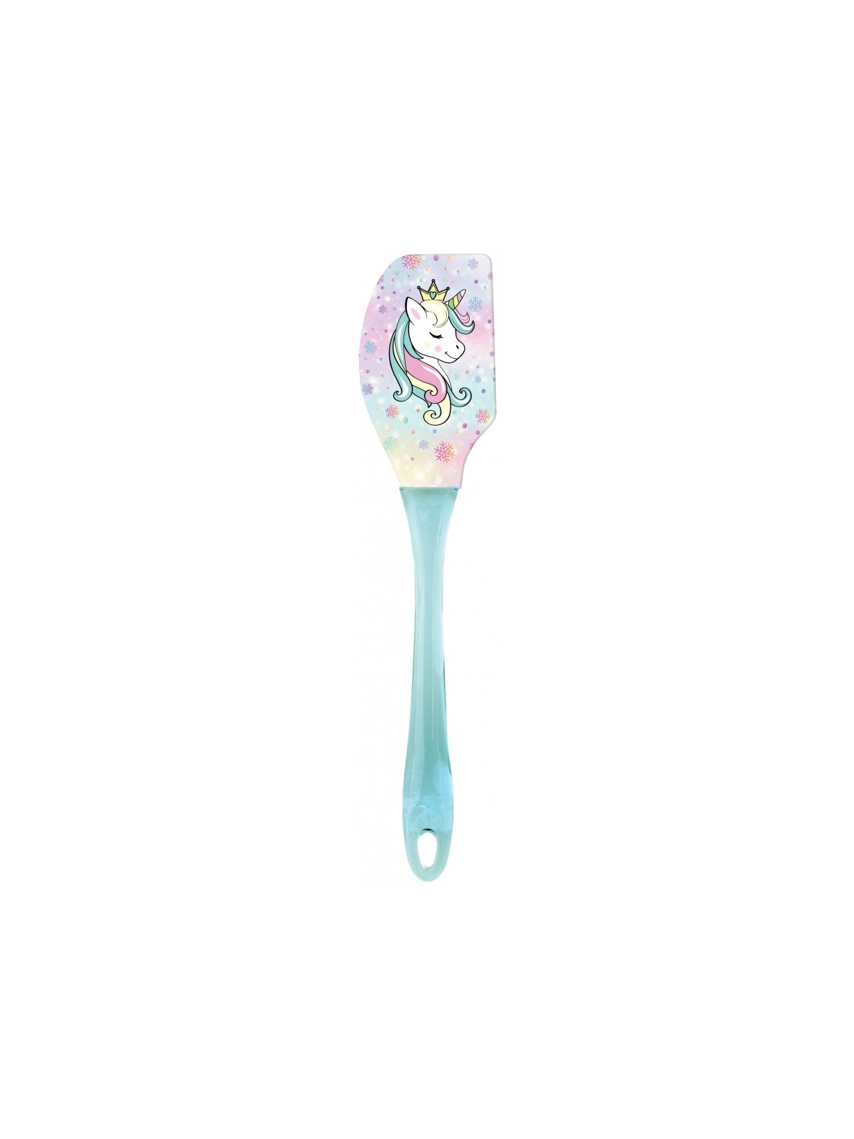 Kitchen silicone scraper - Unicorn - snowflakes