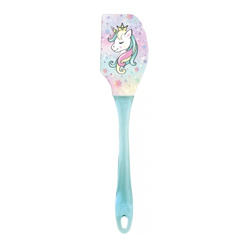 Kitchen silicone scraper - Unicorn - snowflakes