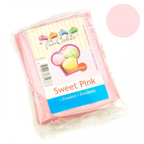 RABAT: FunCakes lukrowanie fondant Sweet Pink - różowy Kotek - 250g