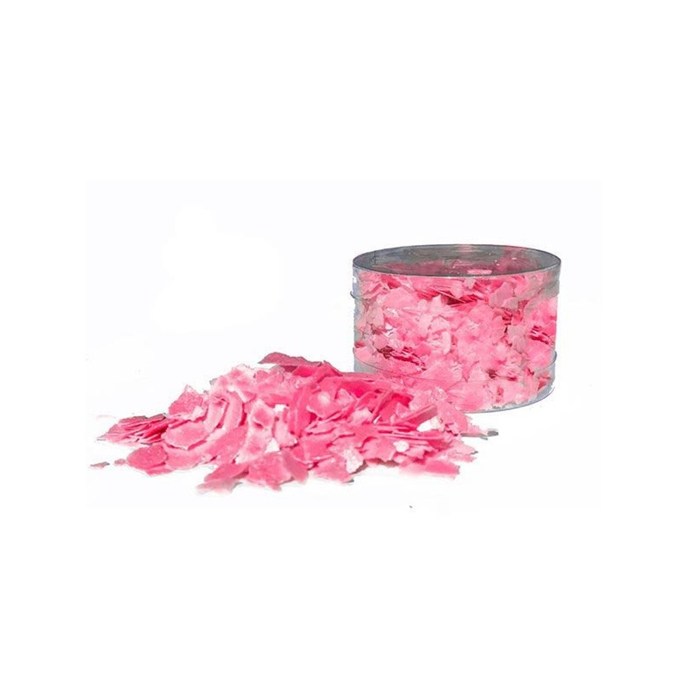 Kristallzucker - essbare Flakes - Essbare Flakes - Rosa 7g