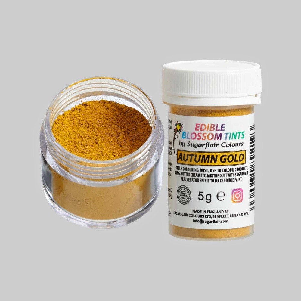 Sugarflair Blütenfarbe - Pulverfarbe - Herbstgold - 5g