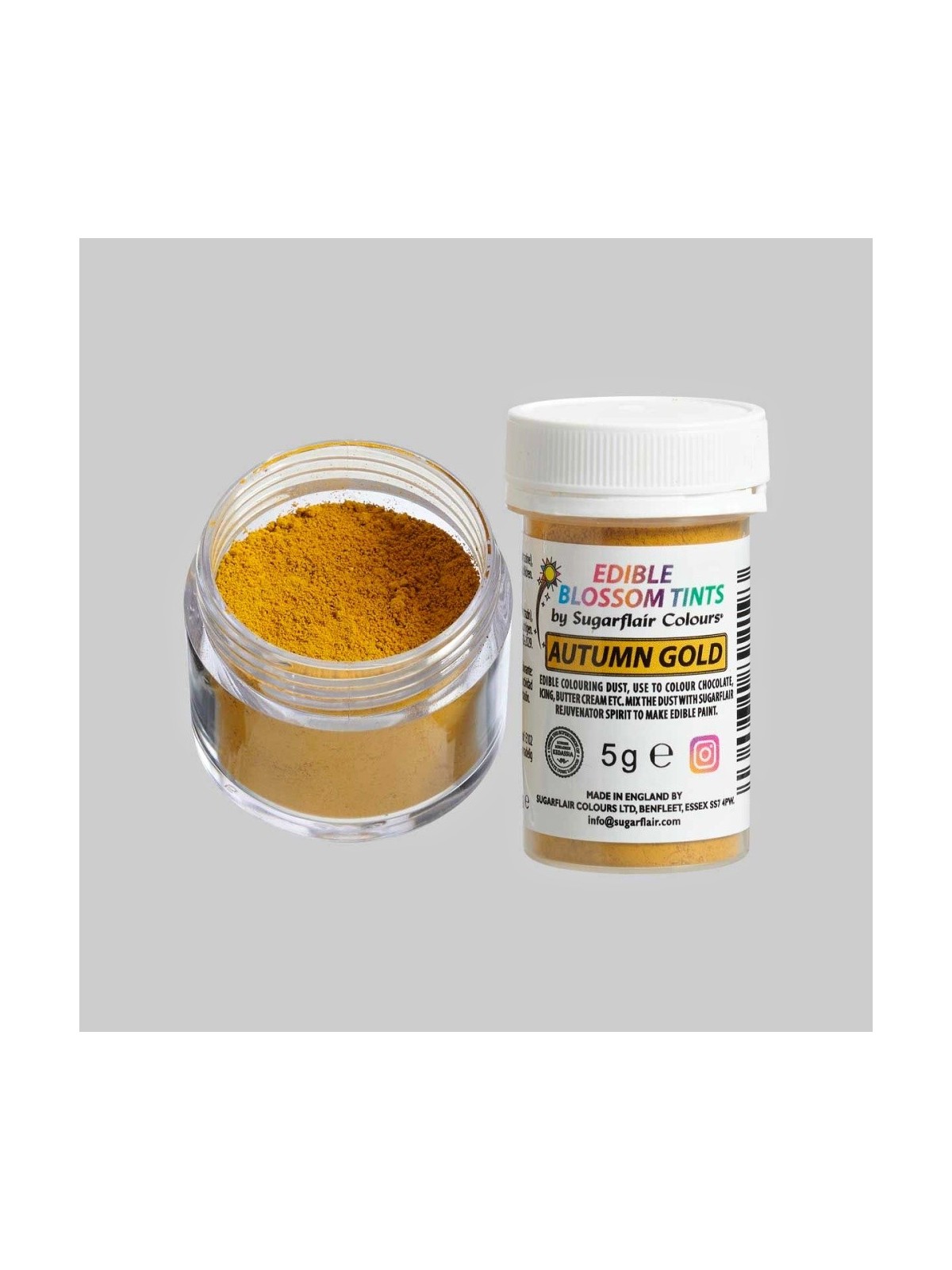 Sugarflair blossom tint - kolor pudrowy - Autumn gold - 5g