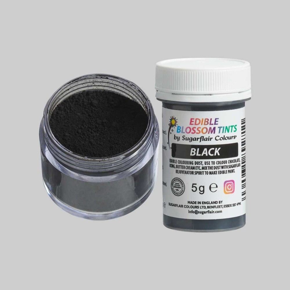 Sugarflair blossom tint - powder color - Black  - 5g