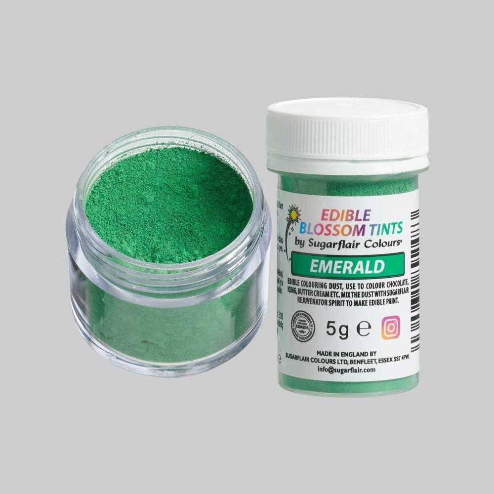 Sugarflair blossom tint - kolor pudrowy - Emerald - 5g