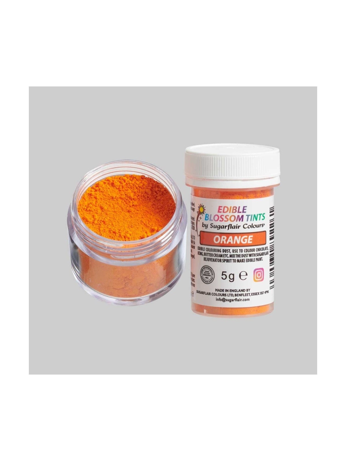 Sugarflair blossom tint - dust color - Orange - 5g