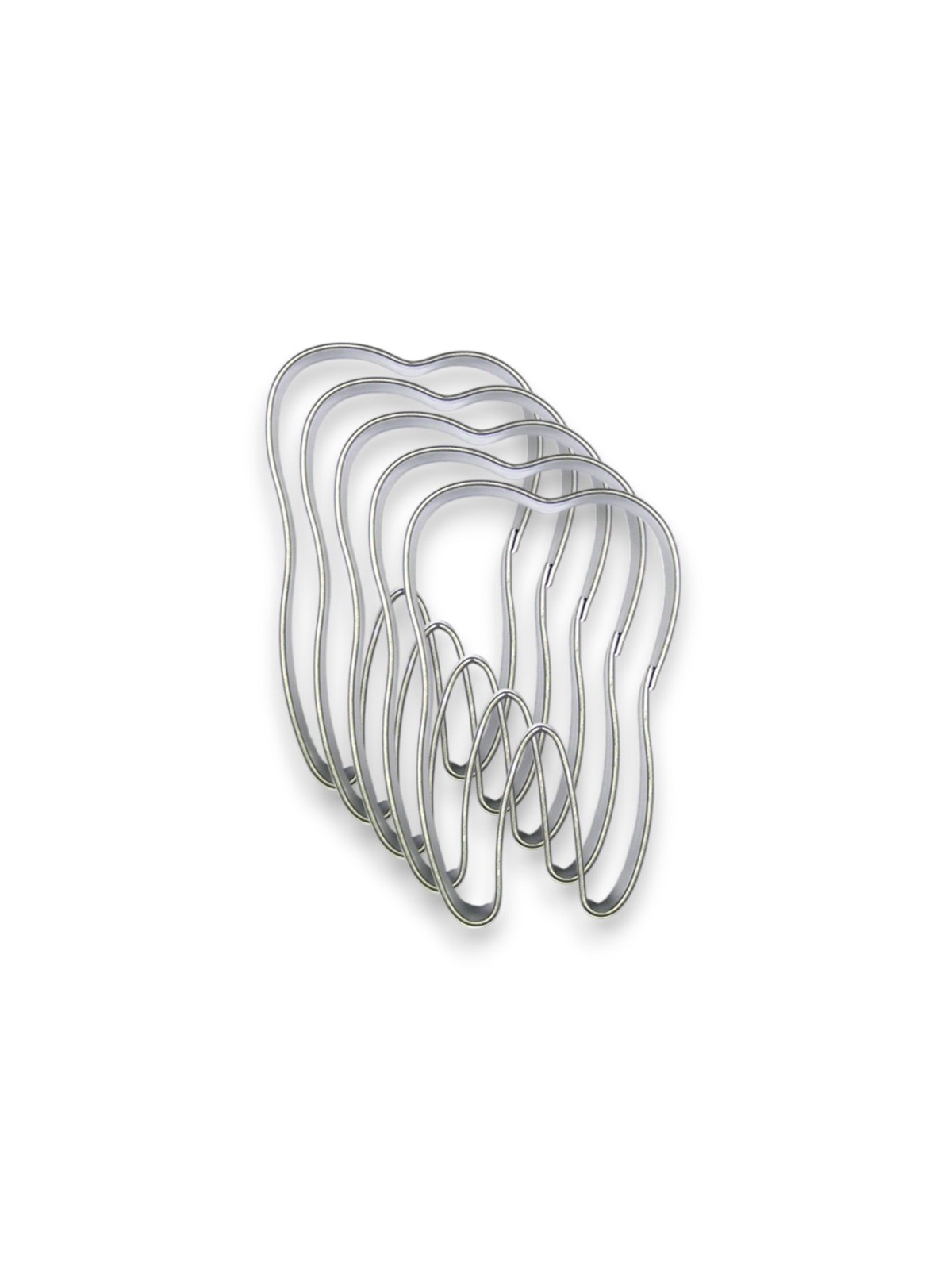 500 pieces - Stainless Steel Cookie Cutter - Tooth