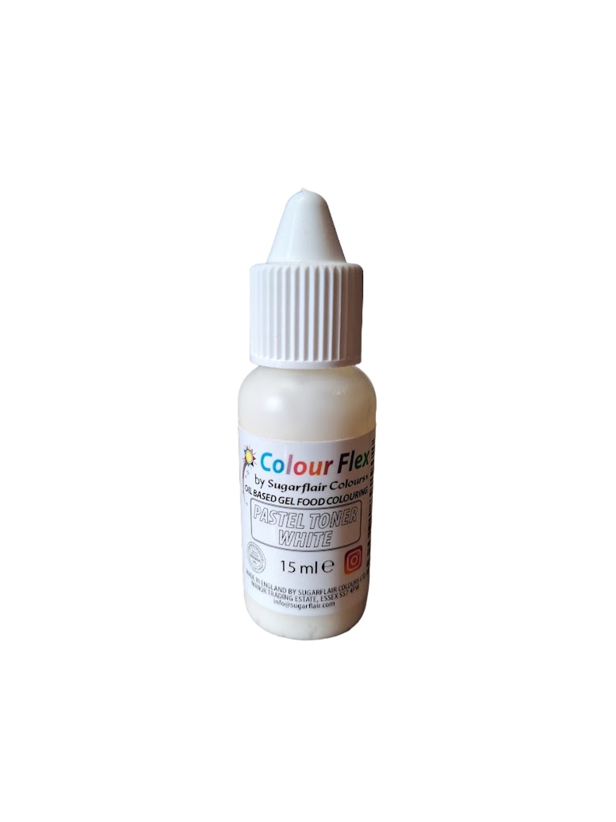 Sugarflair Colourflex Pastel Toner White - Weiß - E171-frei