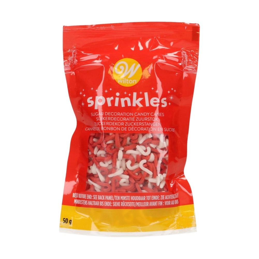 Wilton cukrová dekorácie Candy Cane - cukrovej prútika - 50g