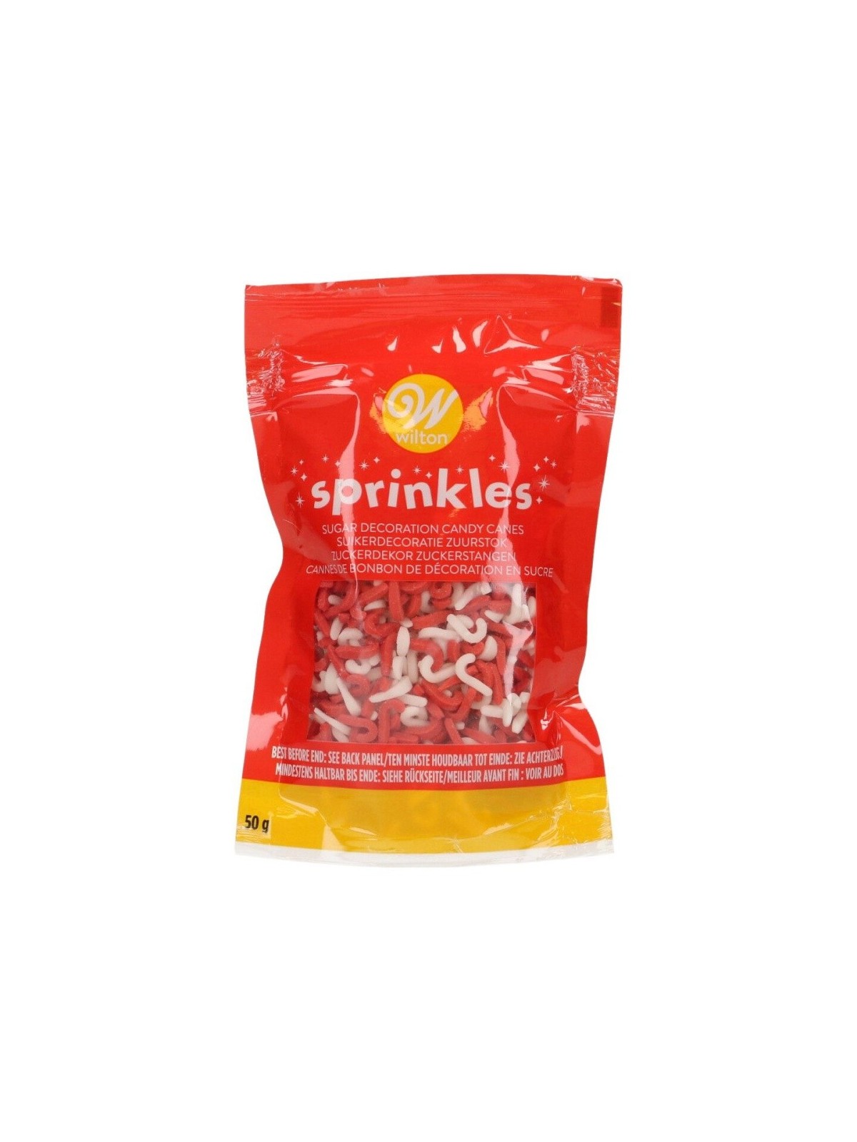 Wilton cukrová dekorácie Candy Cane - cukrovej prútika - 50g