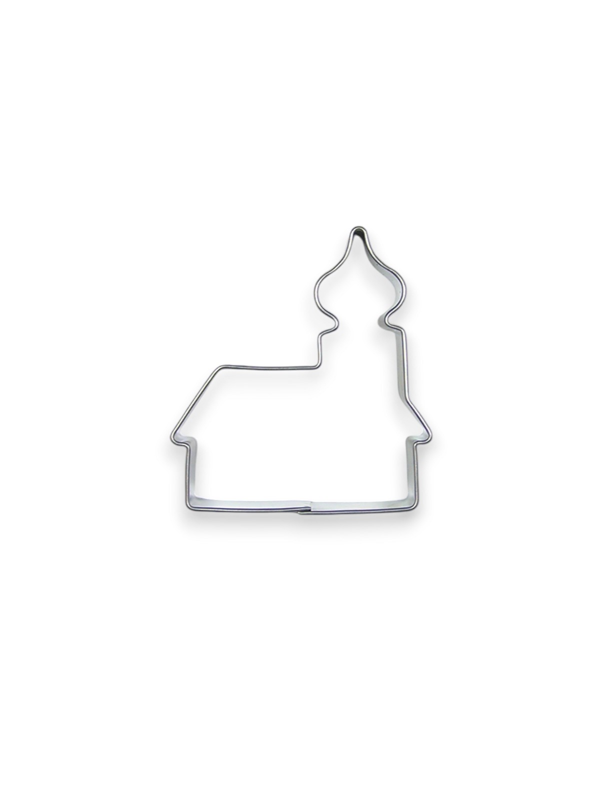 Stainless steel cookie cutter - church