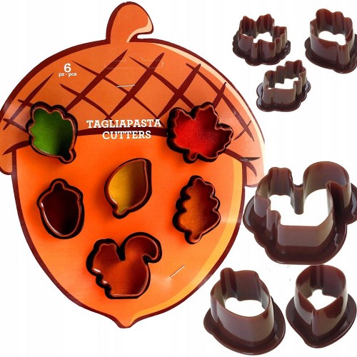 Set of autumn cookie cutters 6pcs