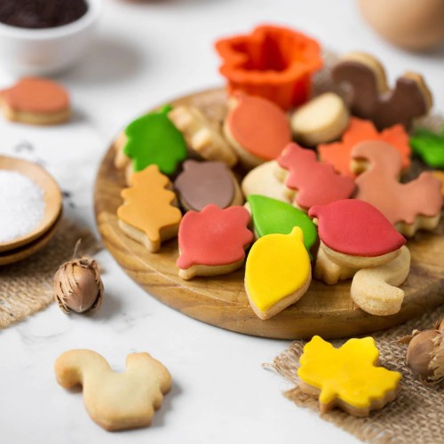 Set of autumn cookie cutters 6pcs