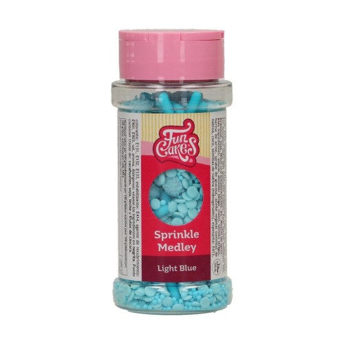 FunCakes Sugar Sprinkles Medley - Light Blue 70g