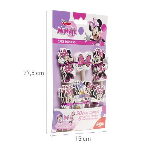 Dekora - dekoracja papierowa - wnęka - Minnie - 30 szt