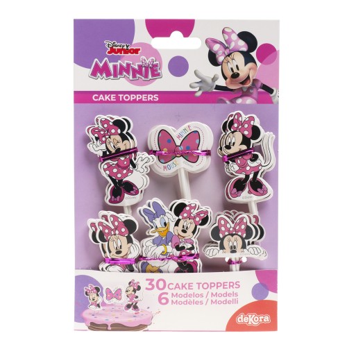 Dekora - dekoracja papierowa - wnęka - Minnie - 30 szt