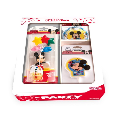 Dekora - PARTY PACK - sada - Mickey Mouse 28 ks