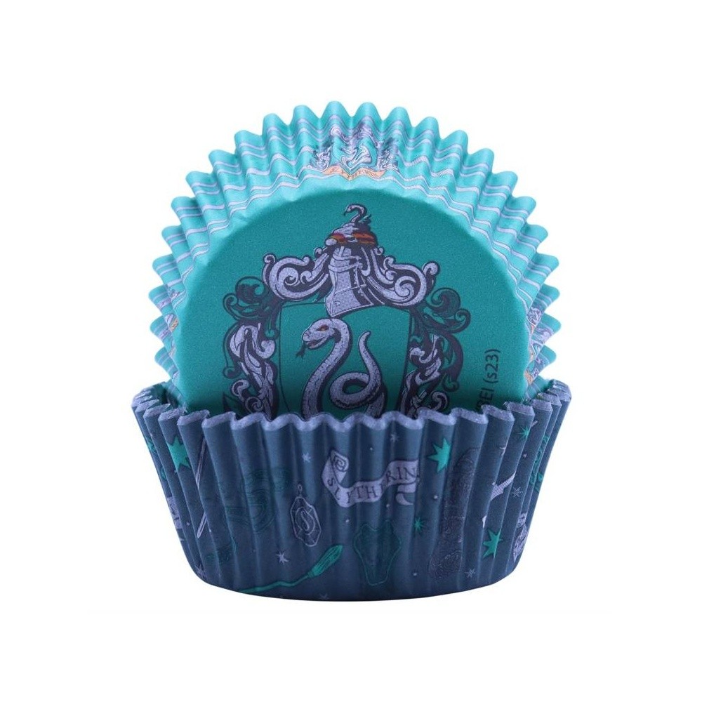 PME Cupcake Cases with Foil - Harry Potter - Slytherin - 30pcs