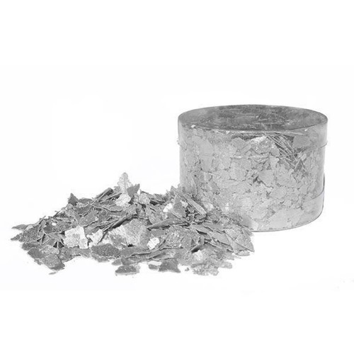 Crystal Candy - edible cake Flakes - silver 7g