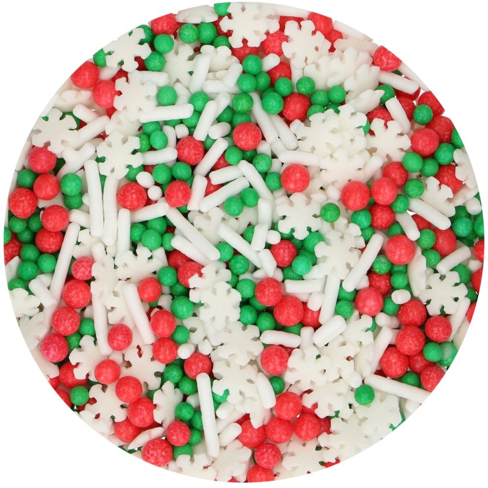 FunCakes Zuckerstreusel - Weihnachten - 180g