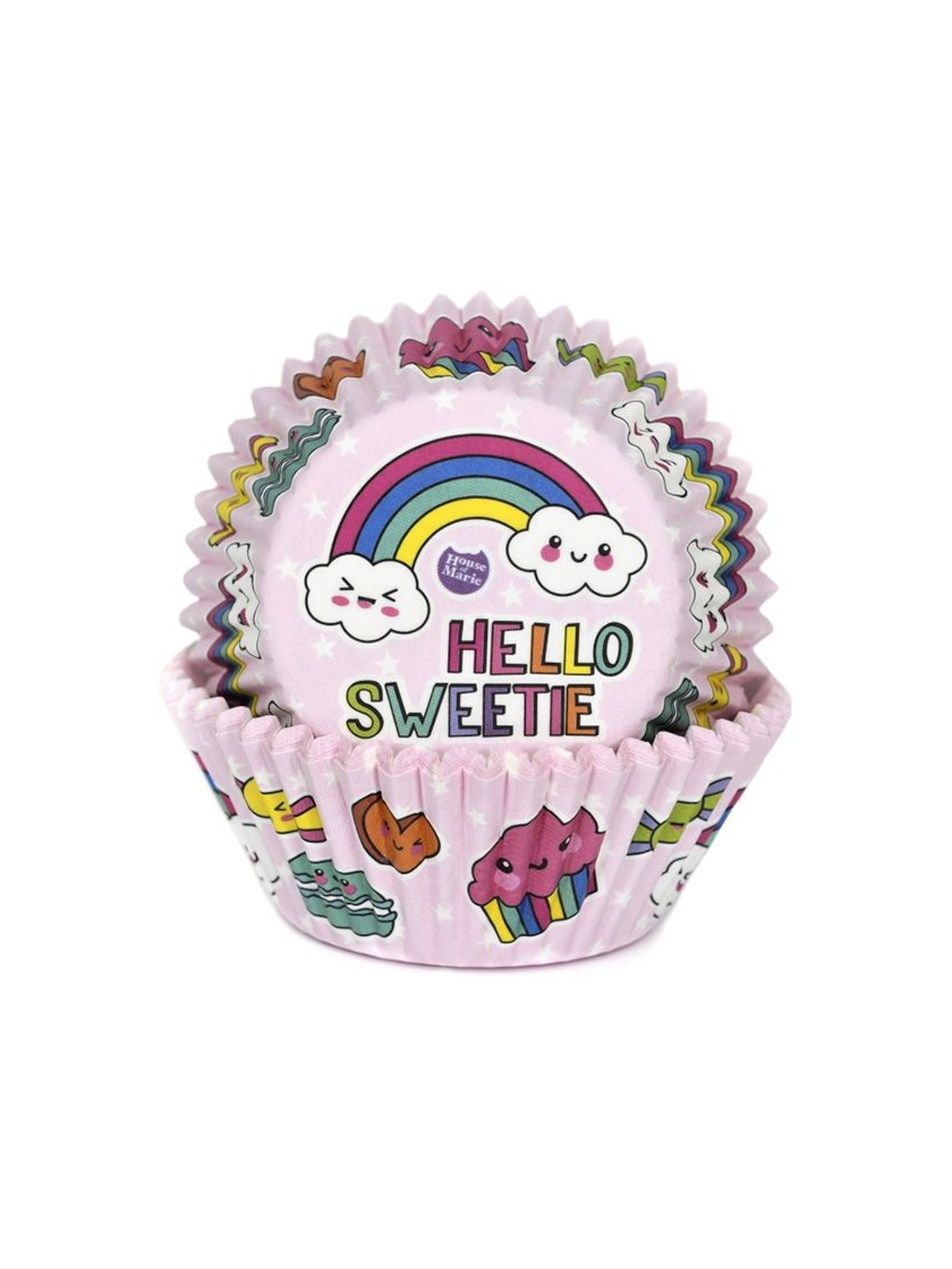 Koszyczki cukiernicze HoM - "Hello sweetie" - 50 szt.