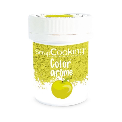 Scrapcooking Color & Flavor - green / APPLE - 10g