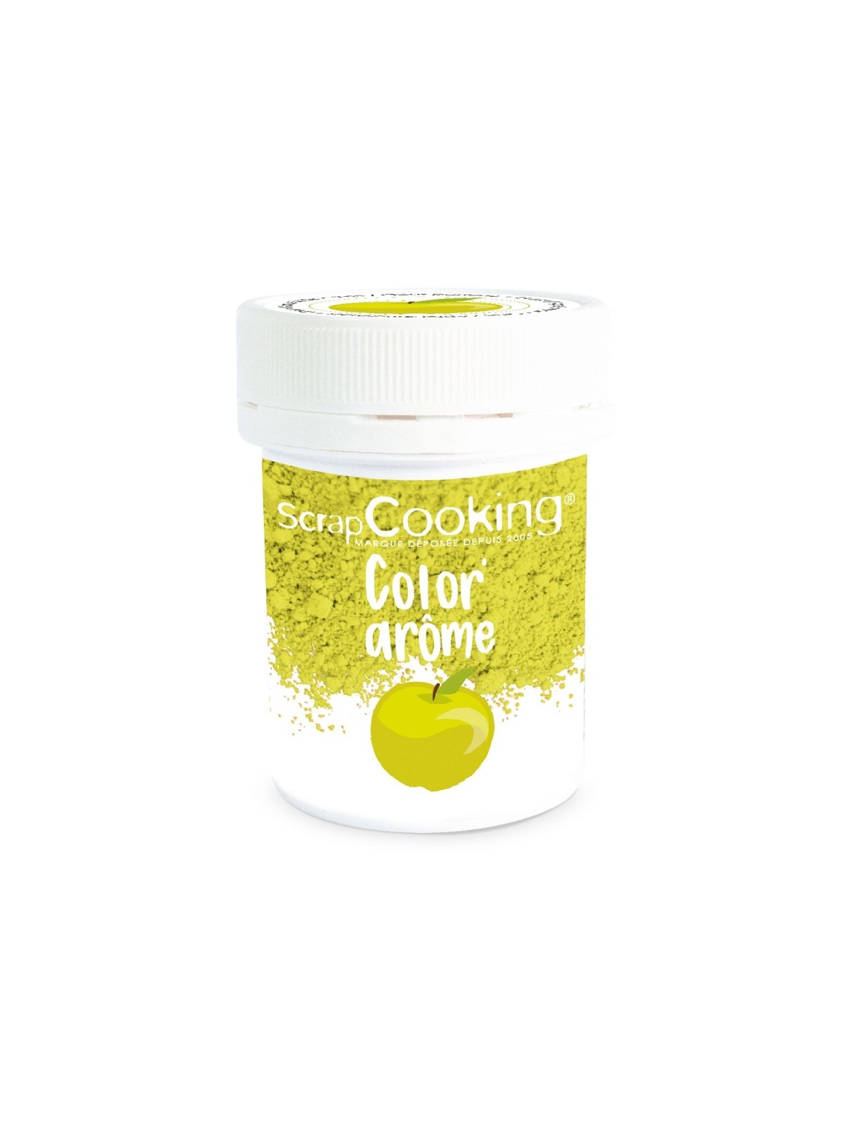 Scrapcooking Color & Flavour - dye + flavor - green / APPLE - 10g