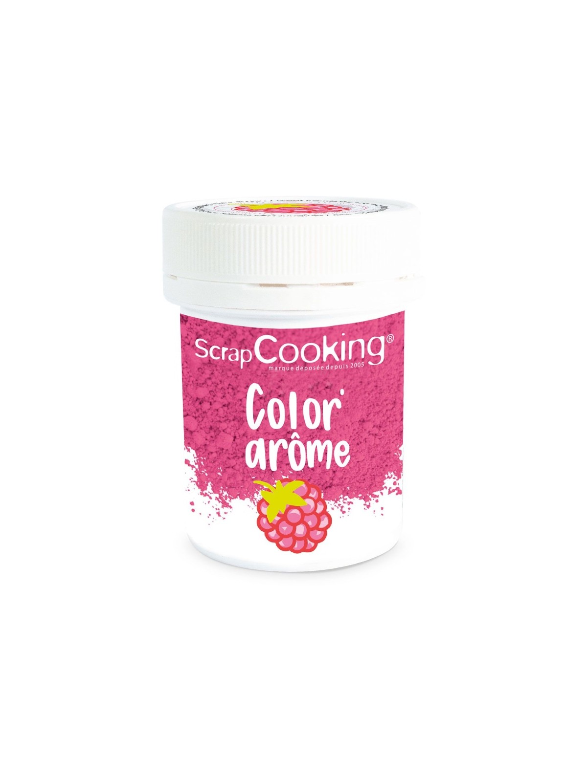 Scrapcooking Color & Flavor - pink / RASPBERRY - 10g