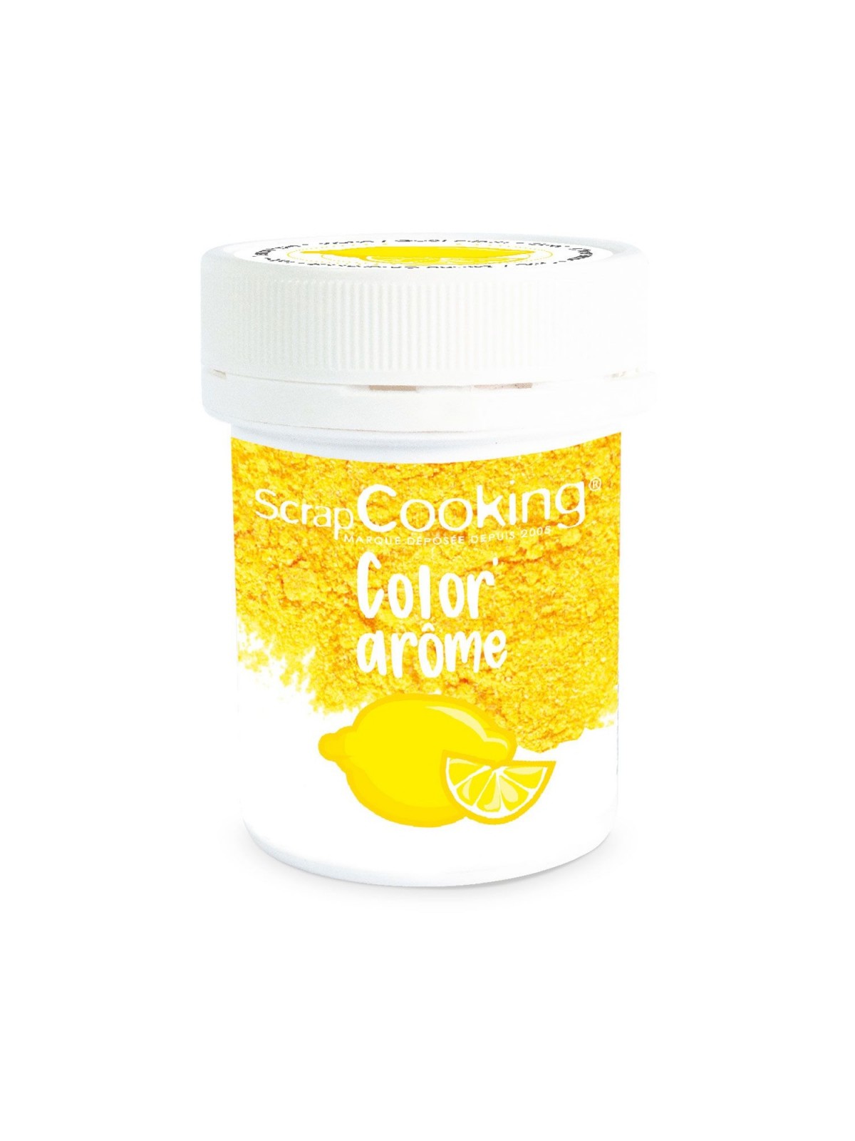 Scrapcooking Color & Flavor - yellow / LEMON - 10g