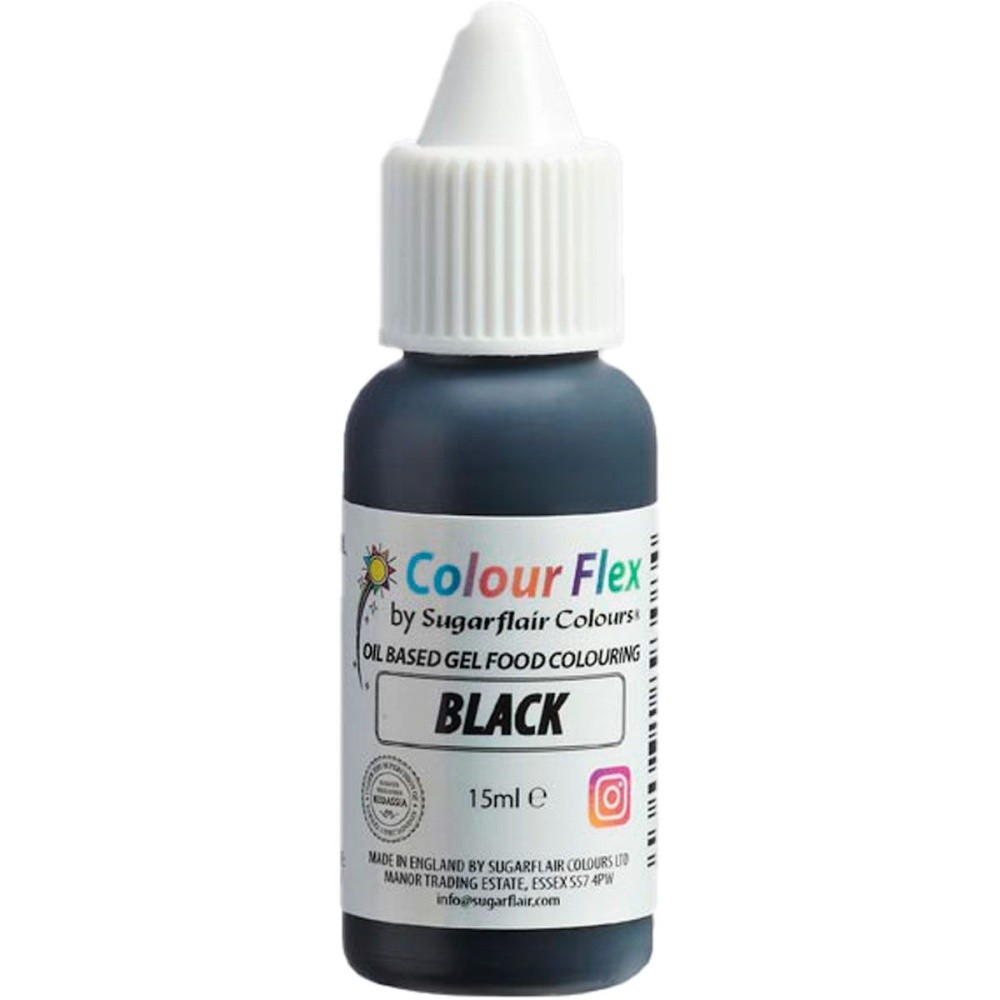 Sugarflair Colourflex Pastel Toner Black - Czarny