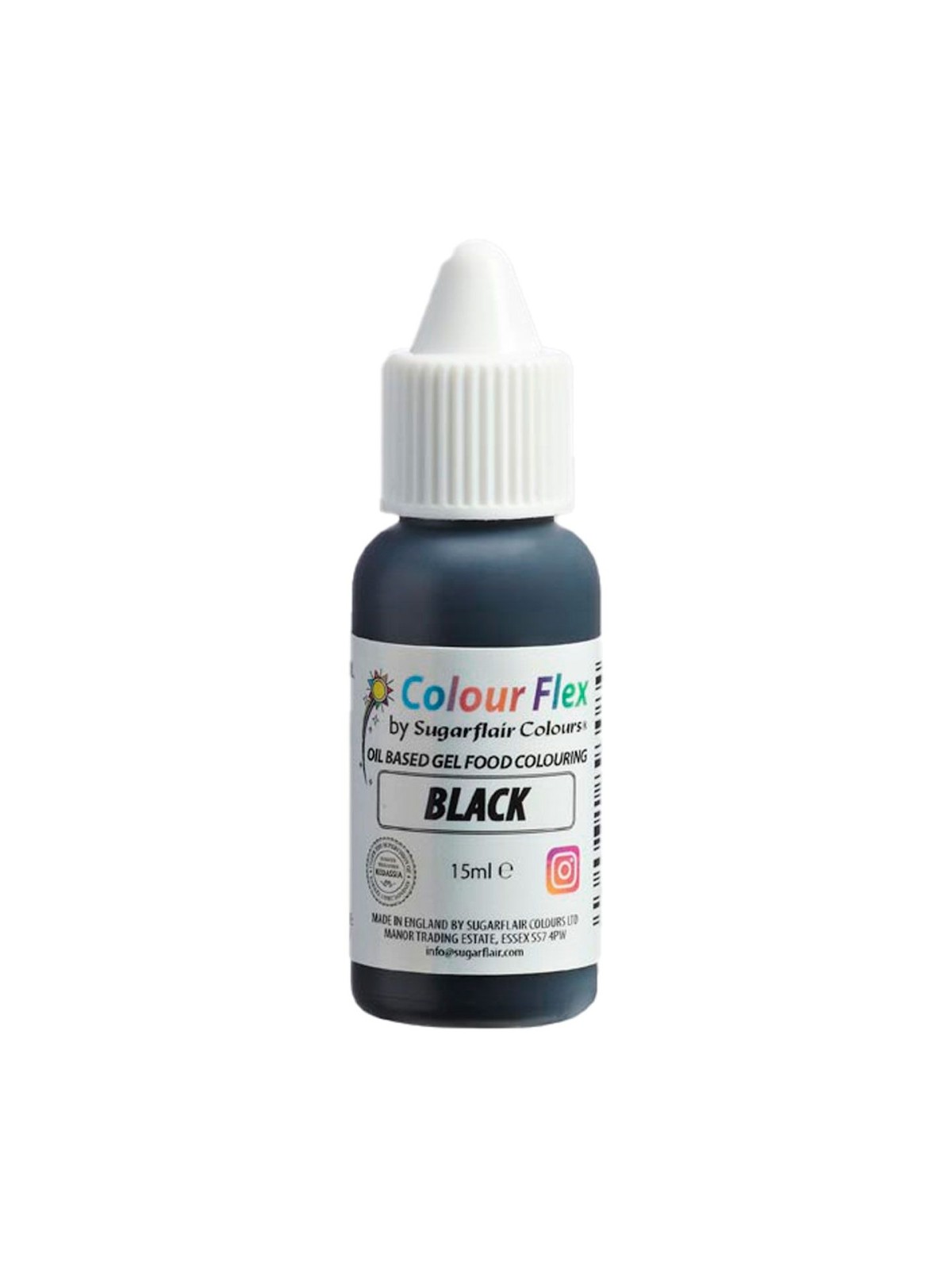 Sugarflair Colourflex Pastel Toner Black - Schwarz