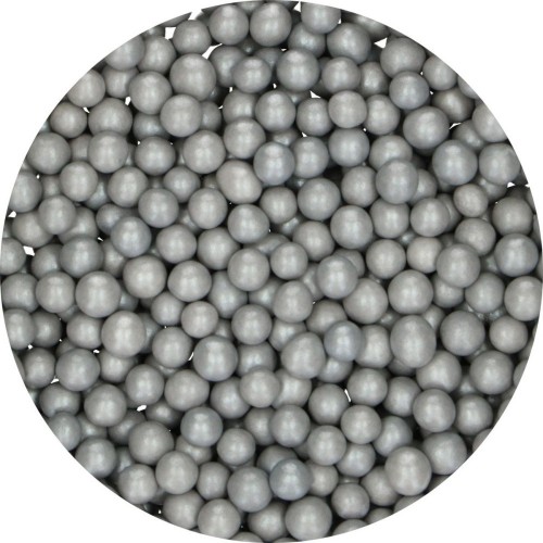 DISCOUNT: FunCakes Candy Choco pearls medium - silver - 80g