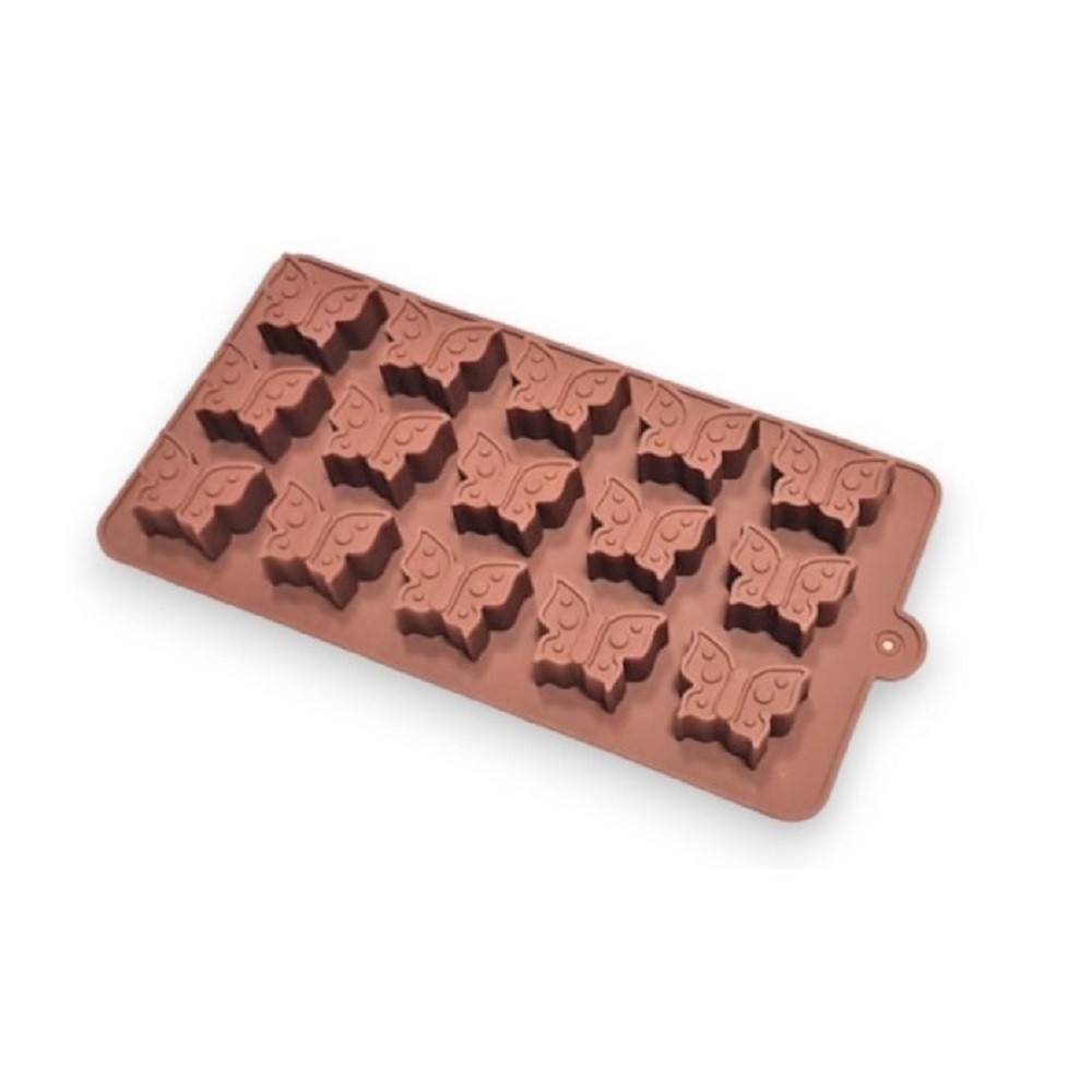 Silicone chocolate mold - butterflies