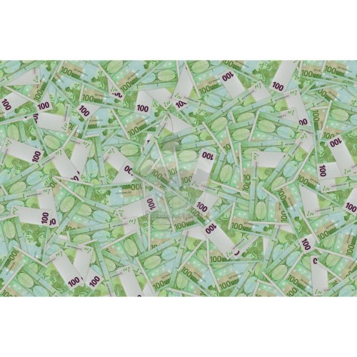 Jadalna papier "banknoty euro - tapeta" - A4