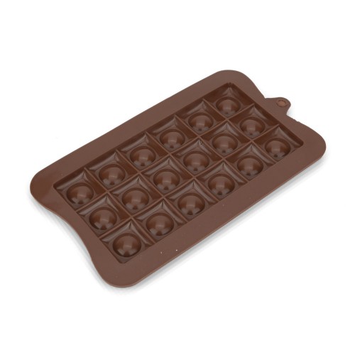 Silicone chocolate mold - cubes with cavity